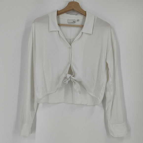 Wilfred | tie front blouse - Picture 1 of 5